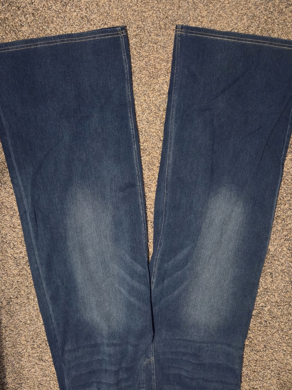 HALARA Dark Blue Flare Jeans